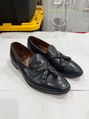 Allen Edmonds Black Leather Tassel Loafers